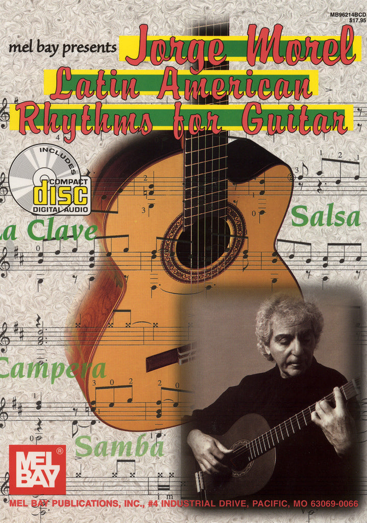 Image of Jorge Morel, Latin American Rhythms for Guitar, Music Book & CD