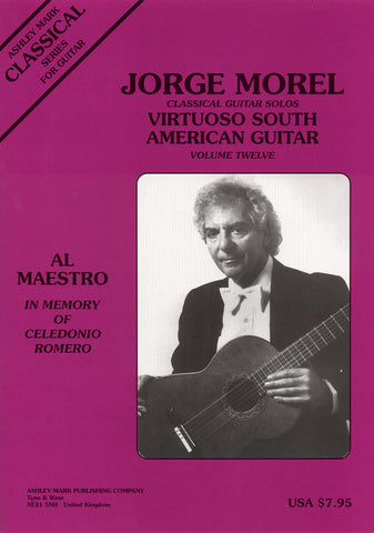 Image of Jorge Morel, Virtuoso South American Guitar vol.12, Music Book