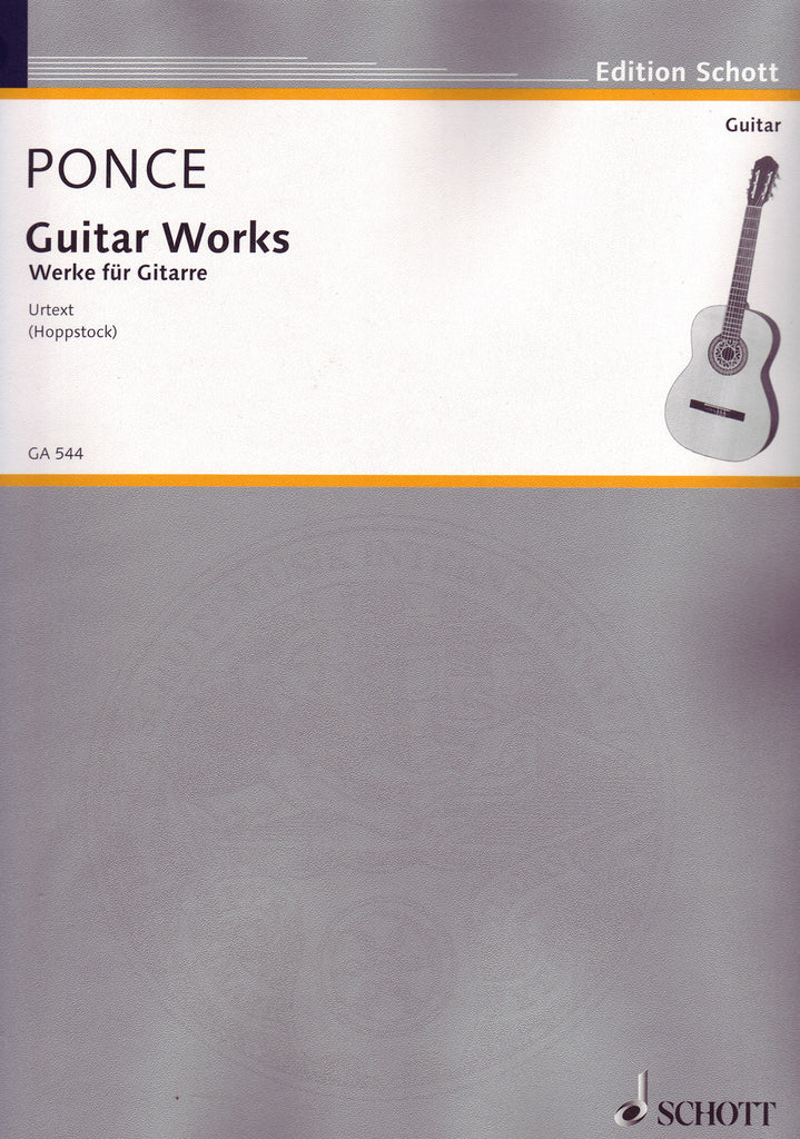 Image of Manuel Ponce, Guitar Works, Music Book