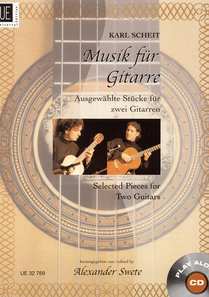 Image of Karl Scheit (ed.), Musik fur Gitarre: Selected Pieces for Two Guitars, Music Book & CD