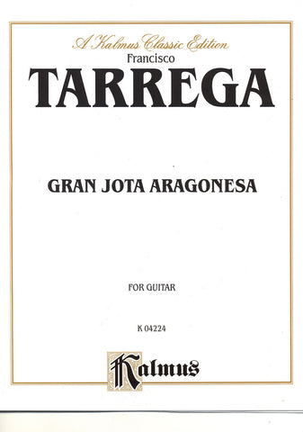 Image of Francisco Tarrega, Gran Jota Aragonesa, Printed Music