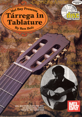 Image of Francisco Tarrega, Tarrega in Tablature, Music Book & CD