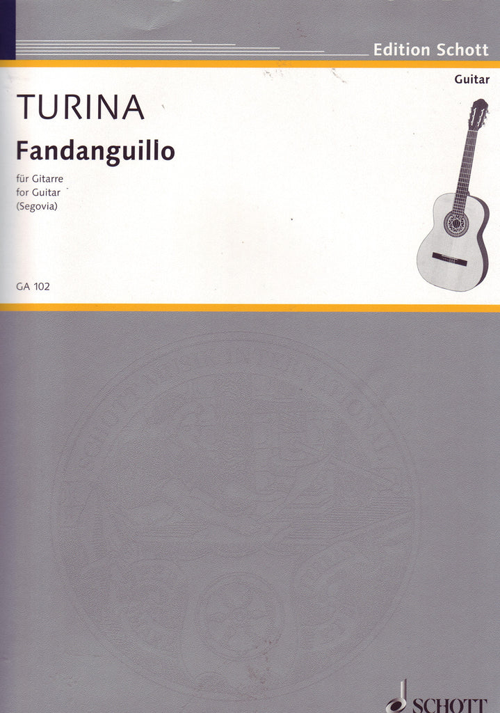 Image of Joaquin Turina, Fandanguillo, Printed Music