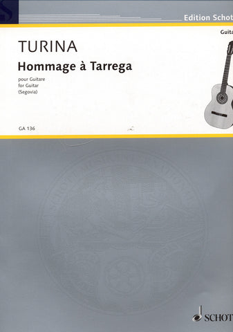 Image of Joaquin Turina, Hommage a Tarrega op.69, Printed Music