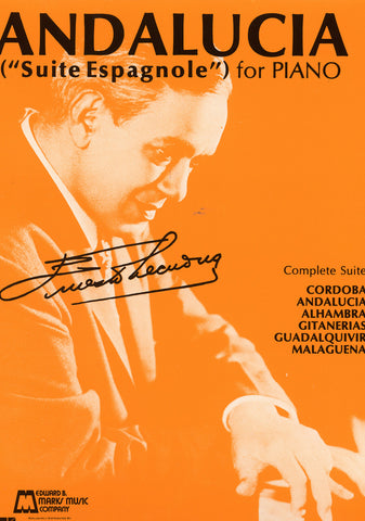 Image of Ernesto Lecuona, Andalucia ("Suite Espagnole"), Music Book