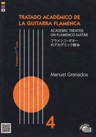 Image of Manuel Granados, Tratado Academico de la Guitarra Flamenca vol.4, Music Book & CD