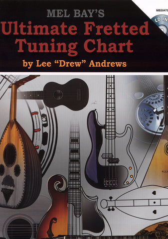 Image of Drew Andrews, Ultimate Fretted Tuning Chart, Chart & CD