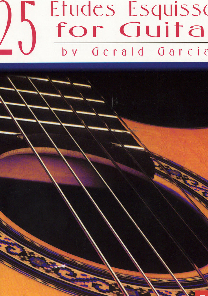 Image of Gerald Garcia, 25 Etudes Esquisses for Guitar, Music Book