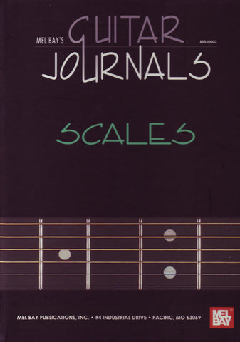 Image of Guitar Journals, Scales, Hardcover Music Book