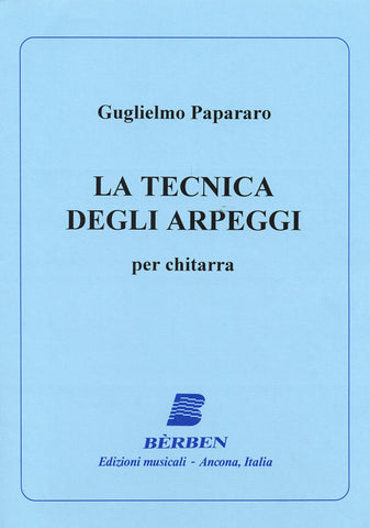Image of Guglielmo Papararo, La Tecnica degli Arpeggi, Music Book