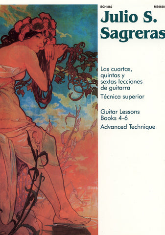Image of Julio Sagreras, Guitar Lessons: books 4-6 (Advanced Technique), Music Book