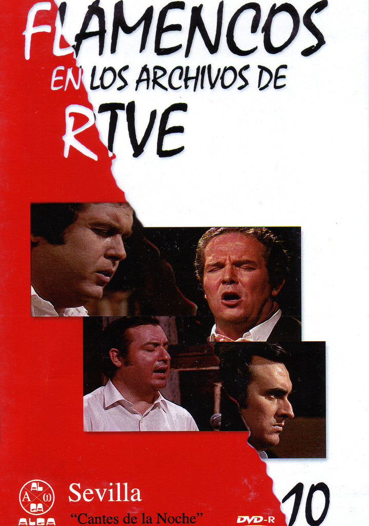 Image of RTVE (Various Artists), Vol.10: Sevilla (1979) Sevilla Morena (1979) Patio de Banderas (1975) De Ecija a Espantaperros (1979) & Cantes de la Noche (1964), DVD