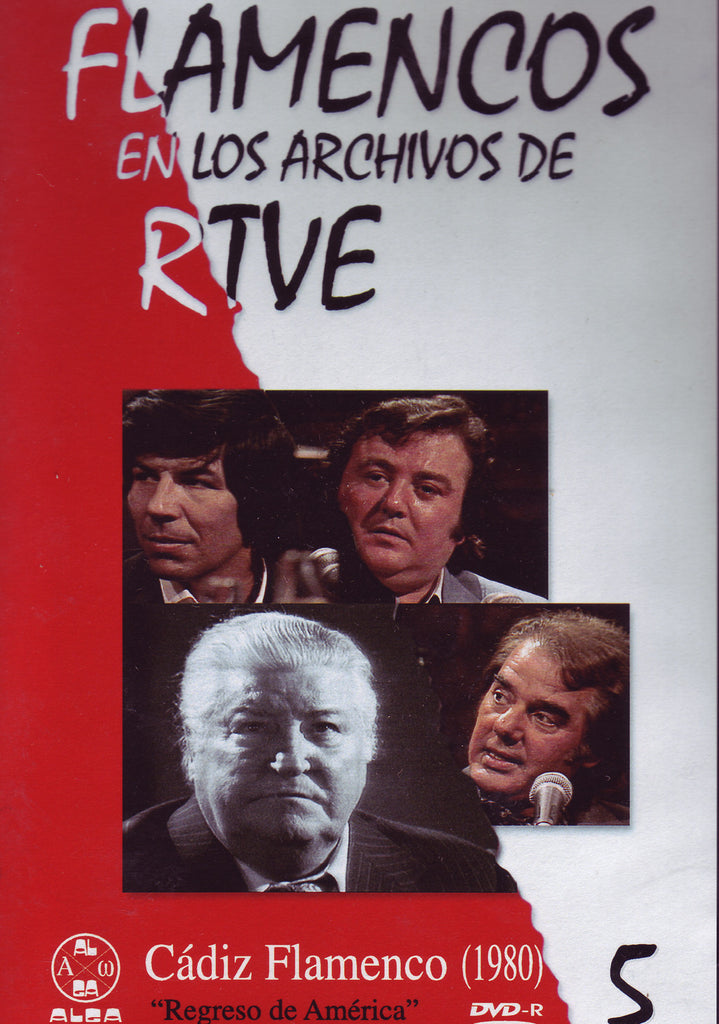 Image of RTVE (Various Artists), Vol.05: Cadiz Flamenco (1980) Pericon de Cadiz (1975) & Regreso de America (1964), DVD