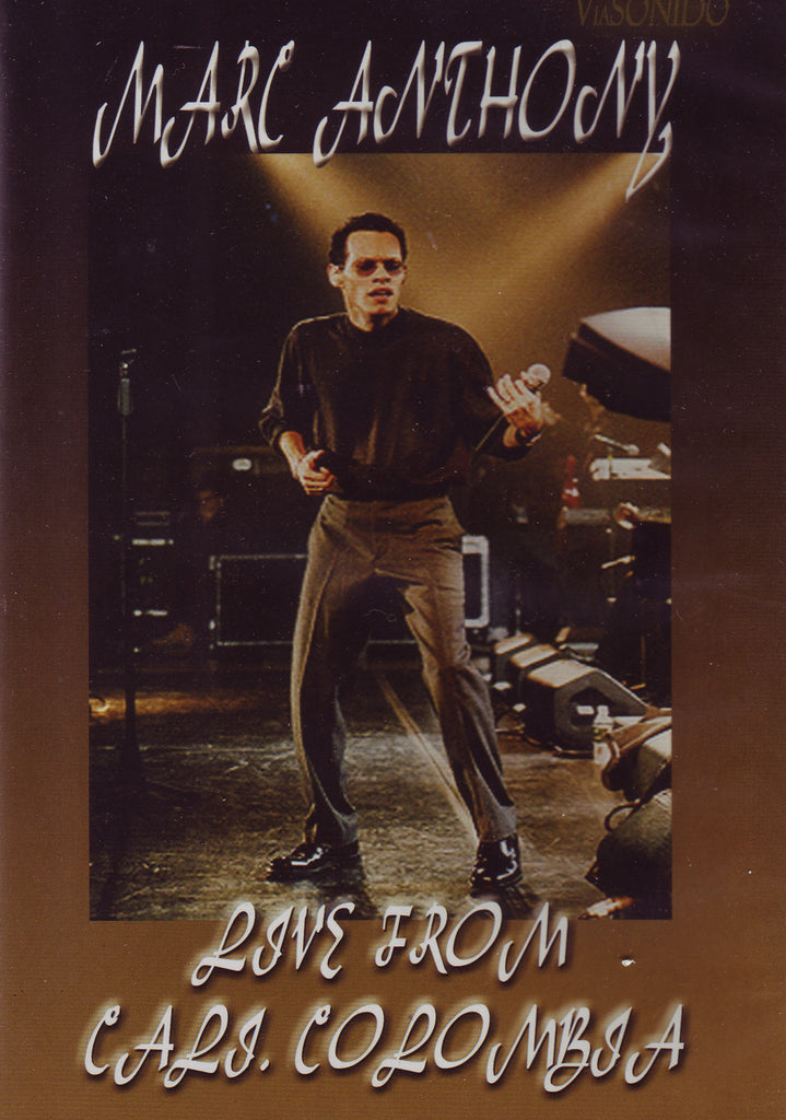 Image of Marc Anthony, Live from Cali Colombia, DVD