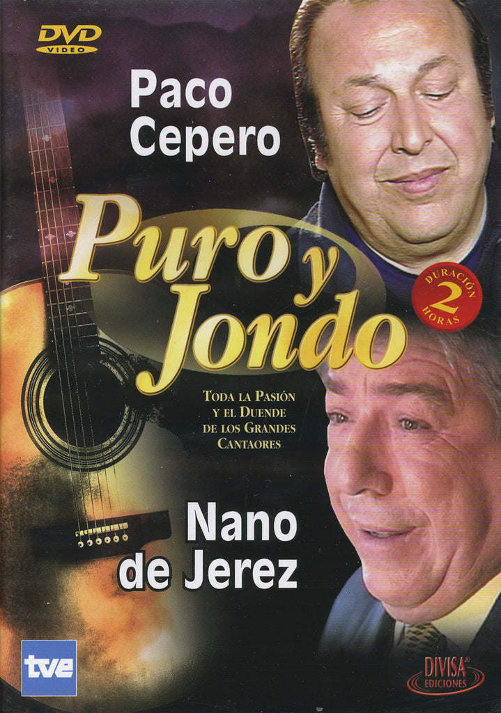 Image of Puro y Jondo (Various Artists), Puro y Jondo: Paco Cepero & Nano de Jerez, DVD-PAL