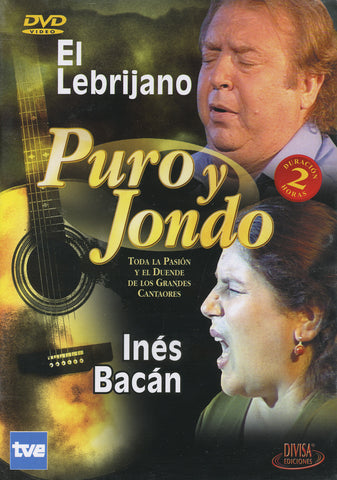 Image of Puro y Jondo (Various Artists), Puro y Jondo: El Lebrijano & Ines Bacan, DVD-PAL