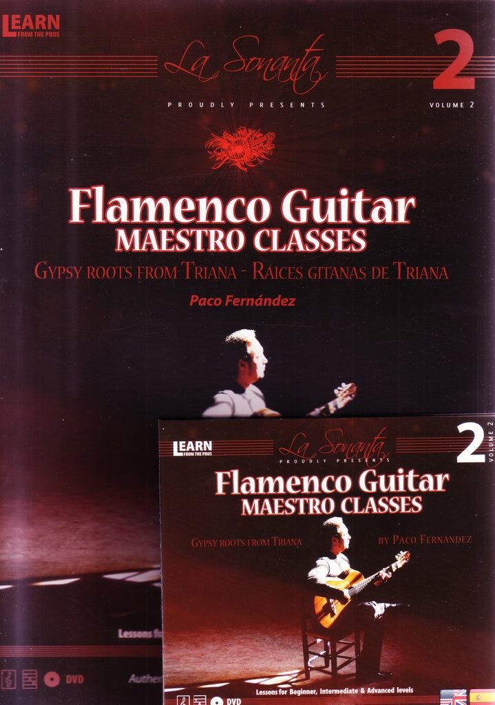 Image of Paco Fernandez, Flamenco Guitar Maestro Classes 2, DVD & Music Book