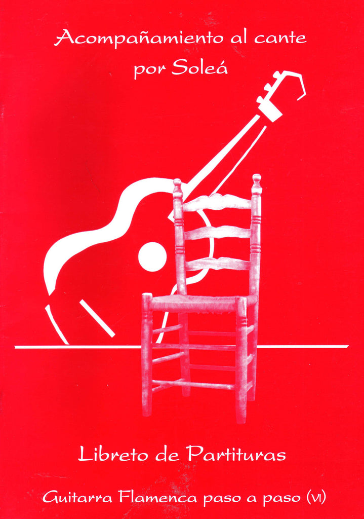 Image of Oscar Herrero, Guitarra Flamenca Paso a Paso / Step by Step vol.6: Acompañamiento al Cante por Solea, Music Book & CD